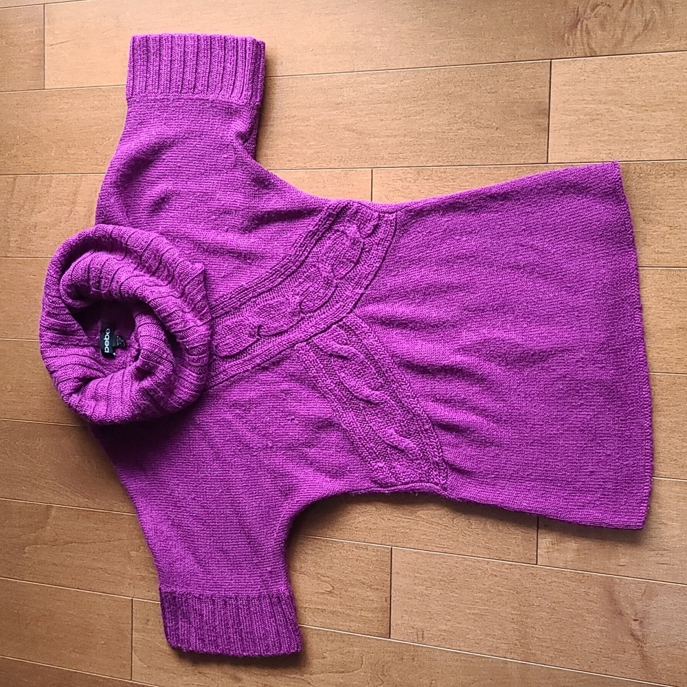 Purple Turtle Neck Sweater - Picture 3 of 3